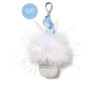 Light up snow fairy pocketbac holder